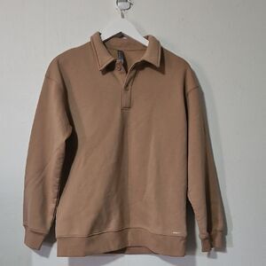 Mondetta Men's Brown Polo Sweatshirt